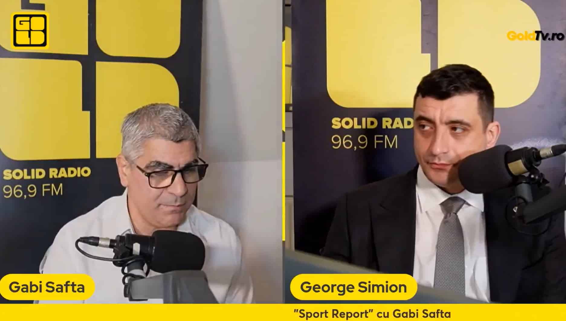 George Simion Sport Report Radio Gold FM Gabi Safta